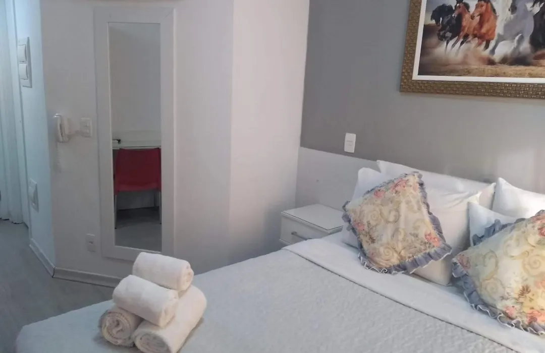 Studio Aconchego, Proximo A Rua Da Consolacao, Aos Metros Republica E Anhangabau, Com Ar Condicionado, Piscina, Academia, Wifi E Varanda-1
