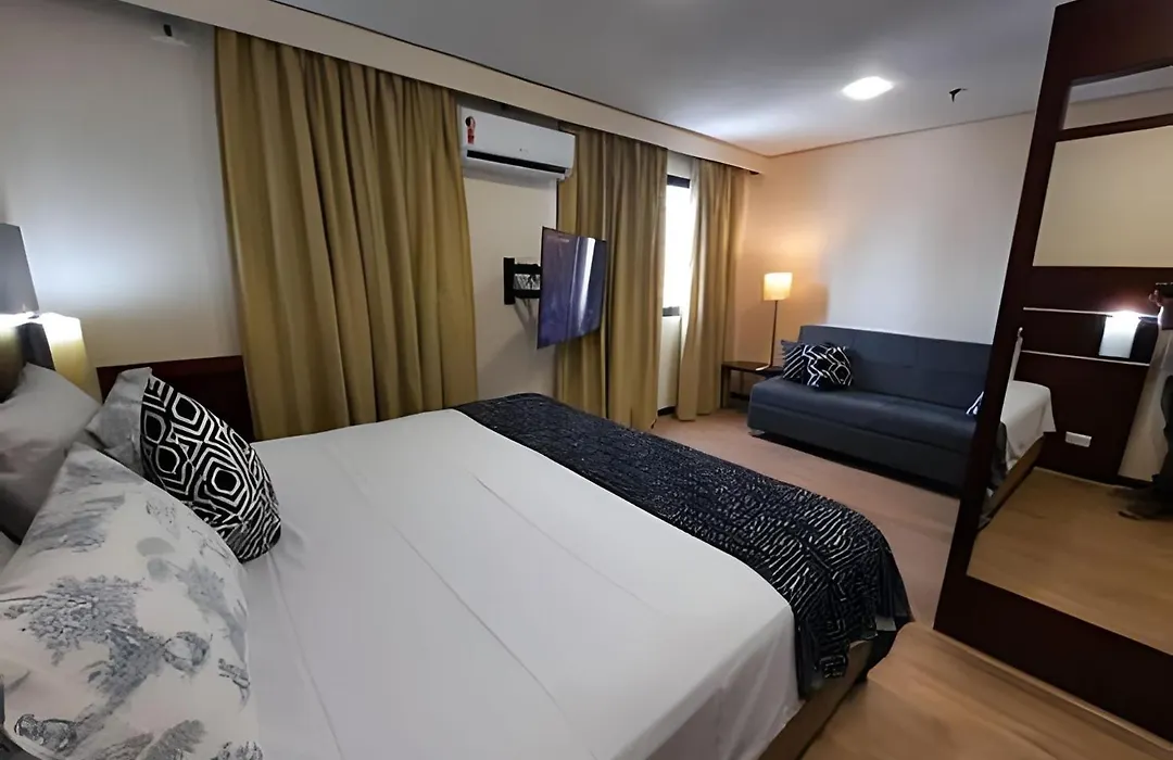 Flat Hotel Rua Americo Brasiliense 2163 Uh1208-1