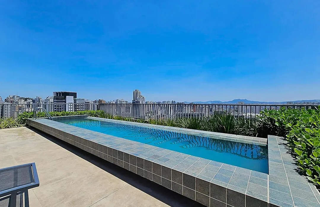 Studios Novíssimos com Piscina no Rooftop e vista para o Allianz Parque-1