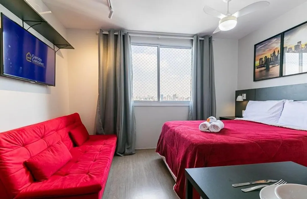 Exuberante Studio no Brás com Piscina/Metrô Brás-1
