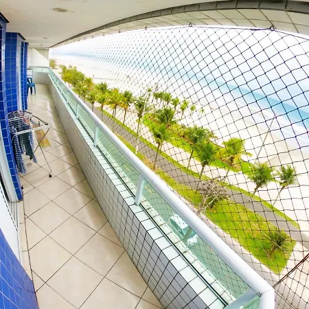 Apto Amplo Frente Ao Mar Com Vista Espetacular!-2