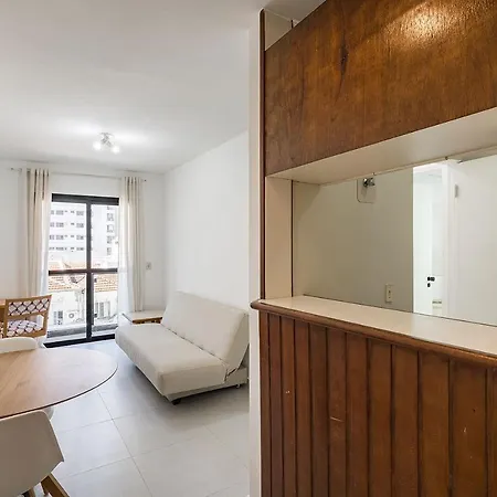 Apto 26 Com Smart Tv E Wifi Vivo Fibra Columbia Resid Ao Lado Pamplona Shopping Jardins - Sao Paulo-3