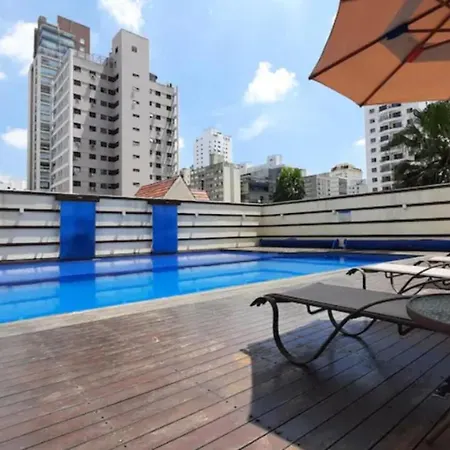 Flat Jardins, 02 Quartos, Piscina/Academia/Wi-Fi & Garagem-2