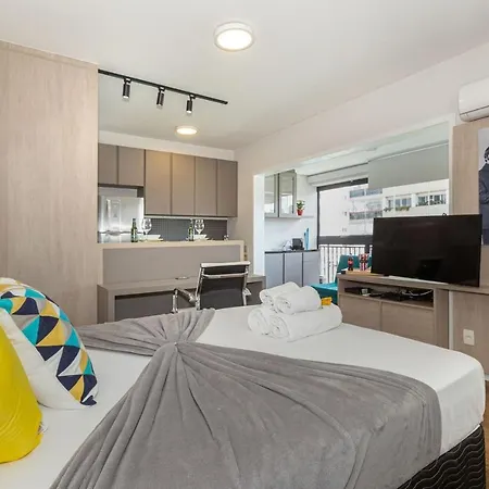 Easy Star - Lindo Studio No Coracao Do Campo Belo - Bn01H-3