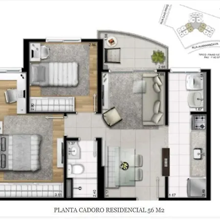 Ca'D'Oro Residencia 1 Ou 2 Quartos-3