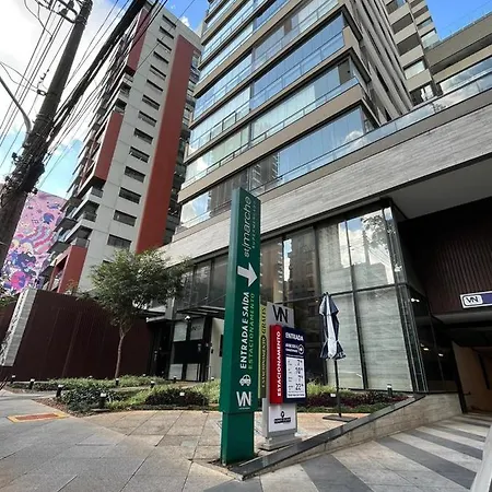 Loft De Luxo Com Varanda E Entrada Ao St Marche Jardins-2