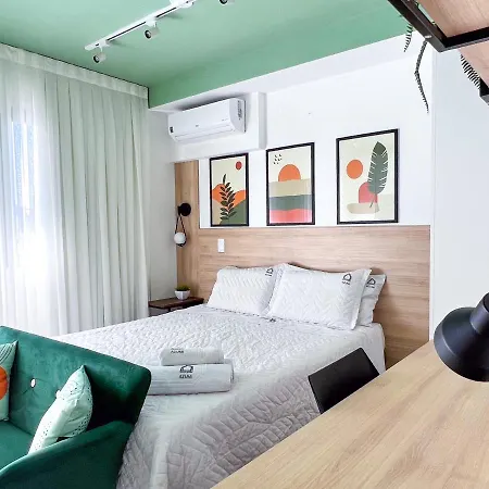 Apartamento Para Renovar As Energias - Cama Queen-2