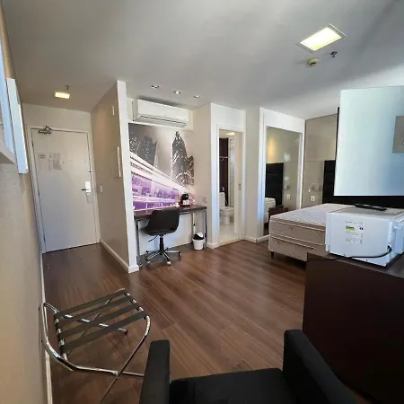 My House Sp Executive Vila Olimpia - Proximo Ao Hospital Sao Luis E Shopping Jk Iguatemi Flat Particular Dentro Do Hotel-2
