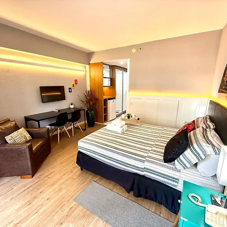 Lindo Studio Com Jacuzzi E Sacada A 50M Av Paulista-3