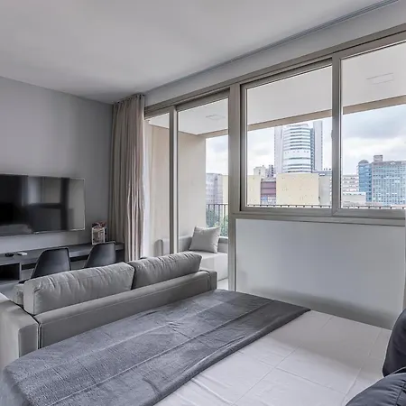 Bhaus Jardins Vn Melo Alves - Studio Premium Com Varanda E Vista Incrivel 16O Andar - Cama Queen - Oscar Freire 200M - Academia - Lavanderia - Piscina - Coworking - Vaga De Garagem - Metro 300M - Acomoda 2 Pessoas - Ma64-3